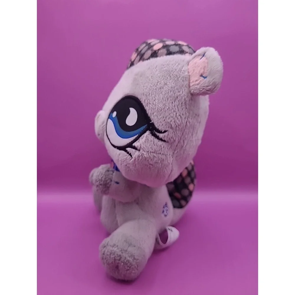 Hasbro‎ LPS Littlest Pet Shop VIPs Gray Plush Squirrel 2008